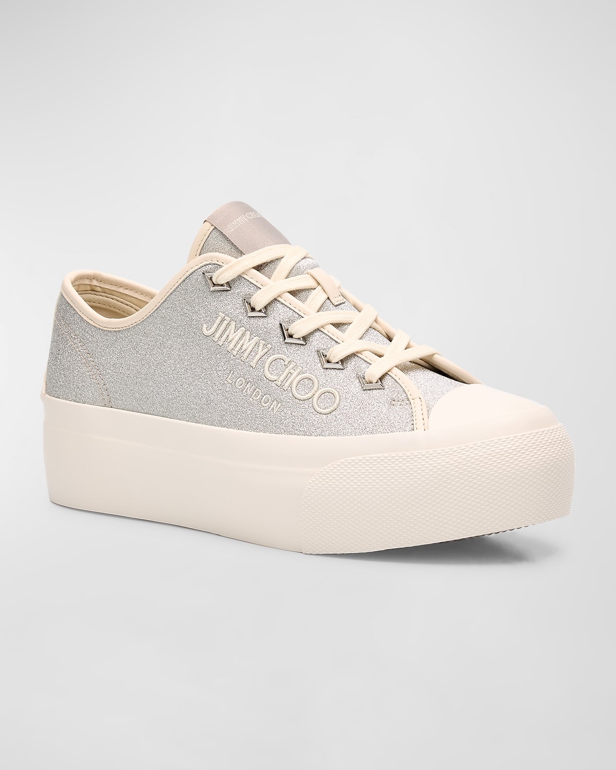 Palma Maxi Shimmer Low-Top Sneakers - 3