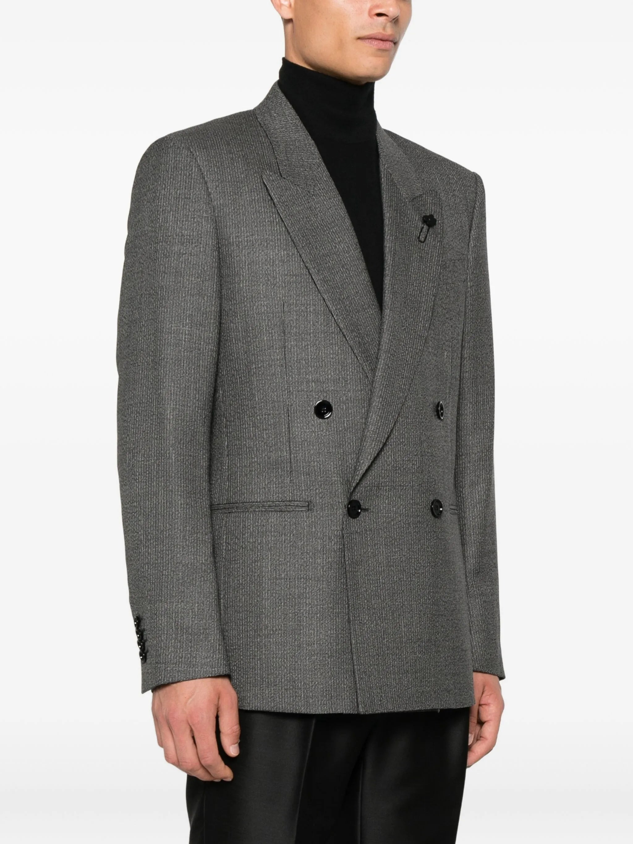 Lardini Double-breasted Blazer - 3