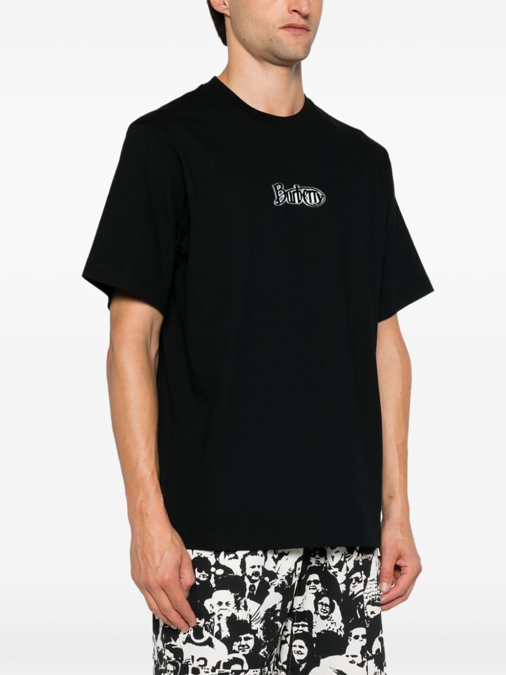 flocked-logo T-shirt - 3