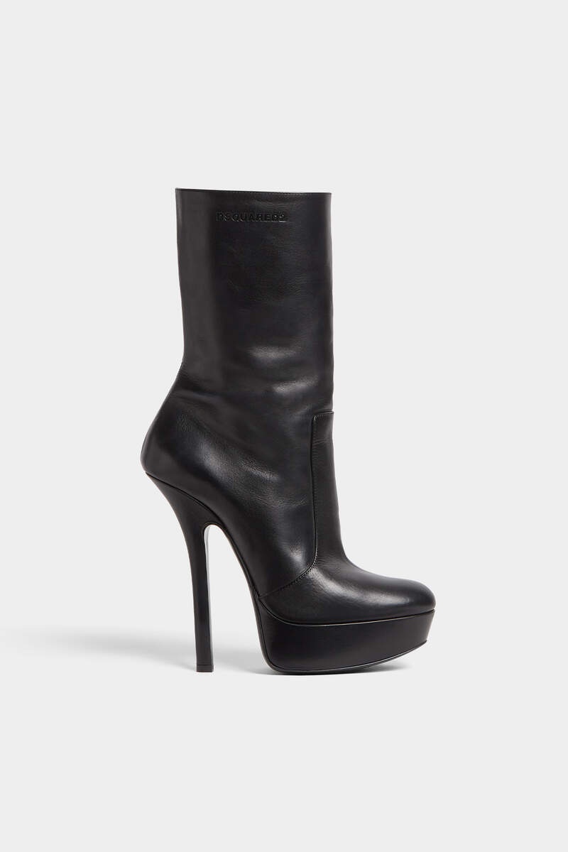 DEANDAY HEELED LEATHER ANKLE BOOTS - 1