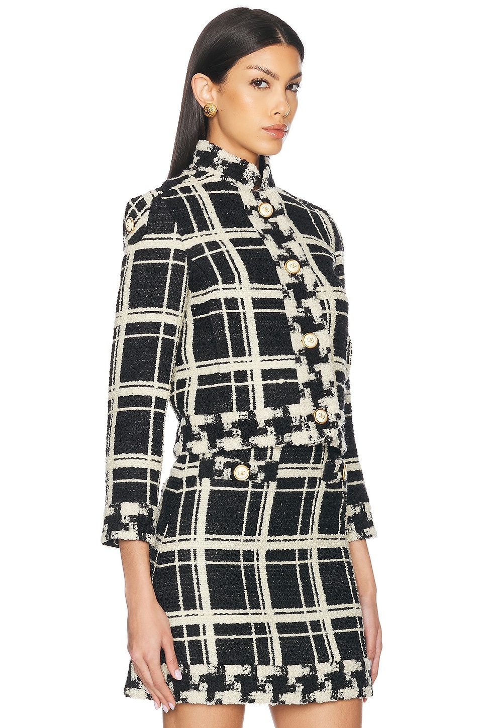 Check Tweed Jacket - 2