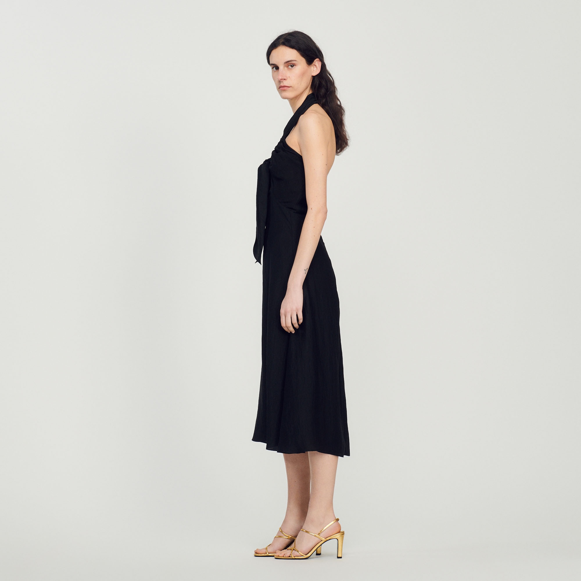 Tied backless dress - 7