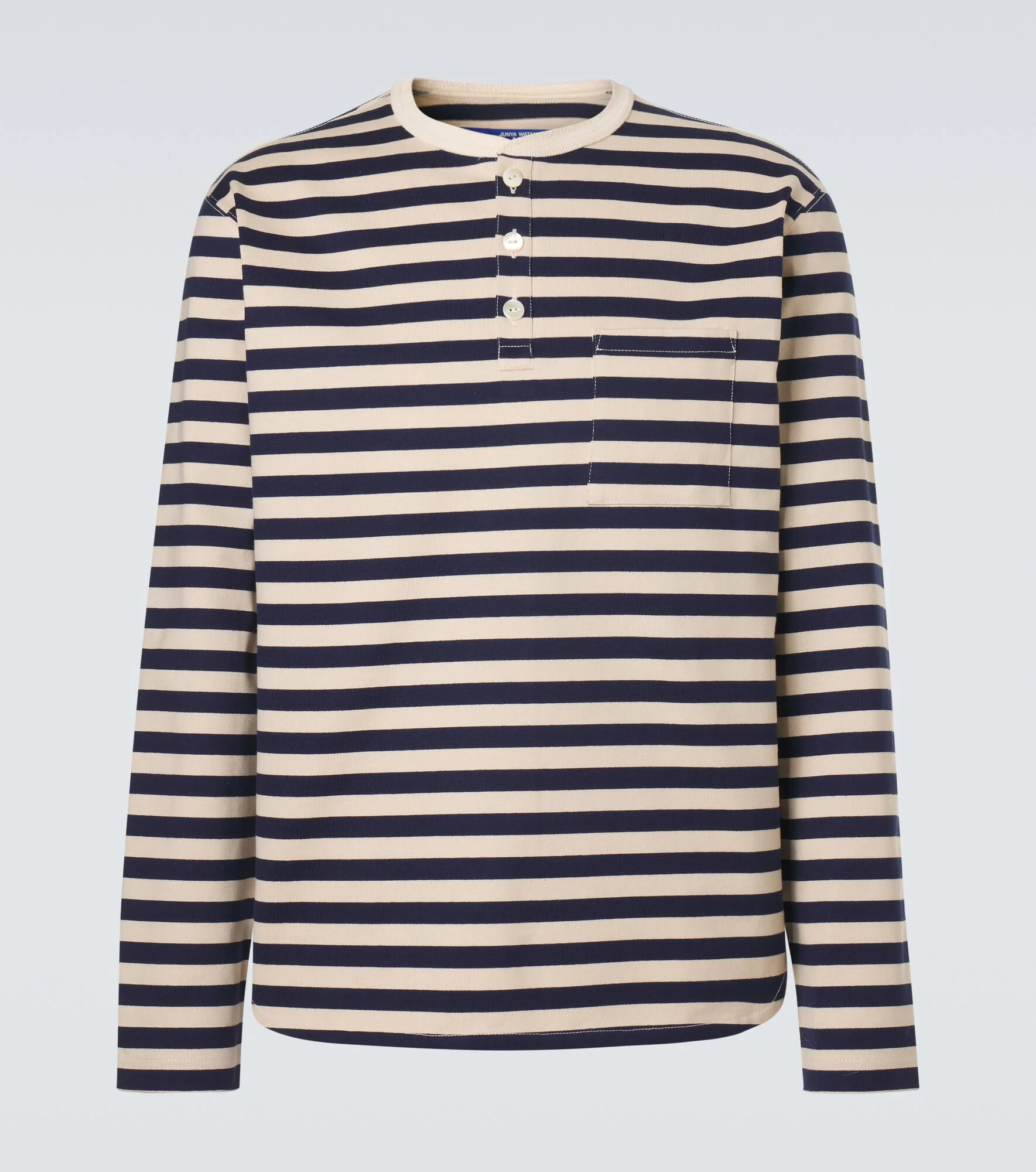 Striped cotton jersey T-shirt - 1