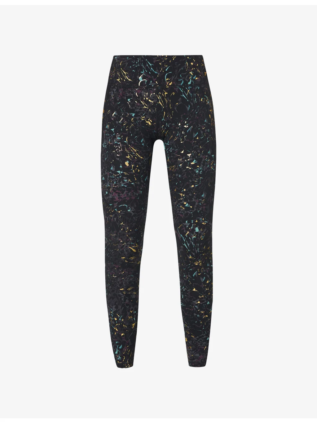Power 7/8 Foil Workout Leggings - 1