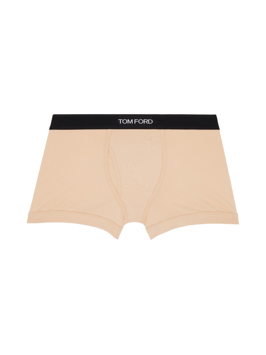 Beige Classic Fit Boxer Briefs - 1