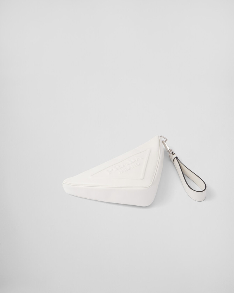 Prada Leather Prada Triangle pouch outlook
