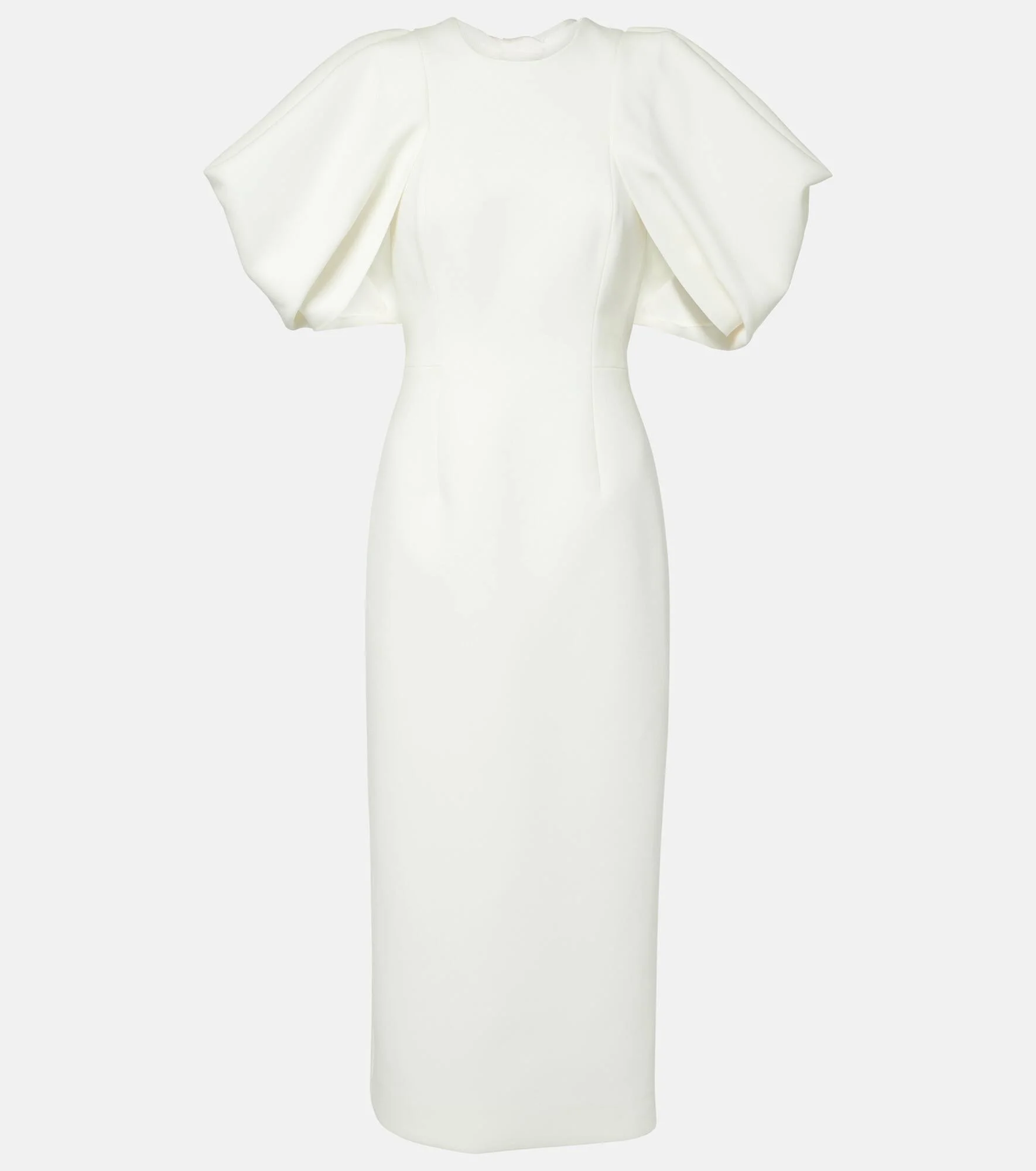Bridal Calita crêpe midi dress - 1