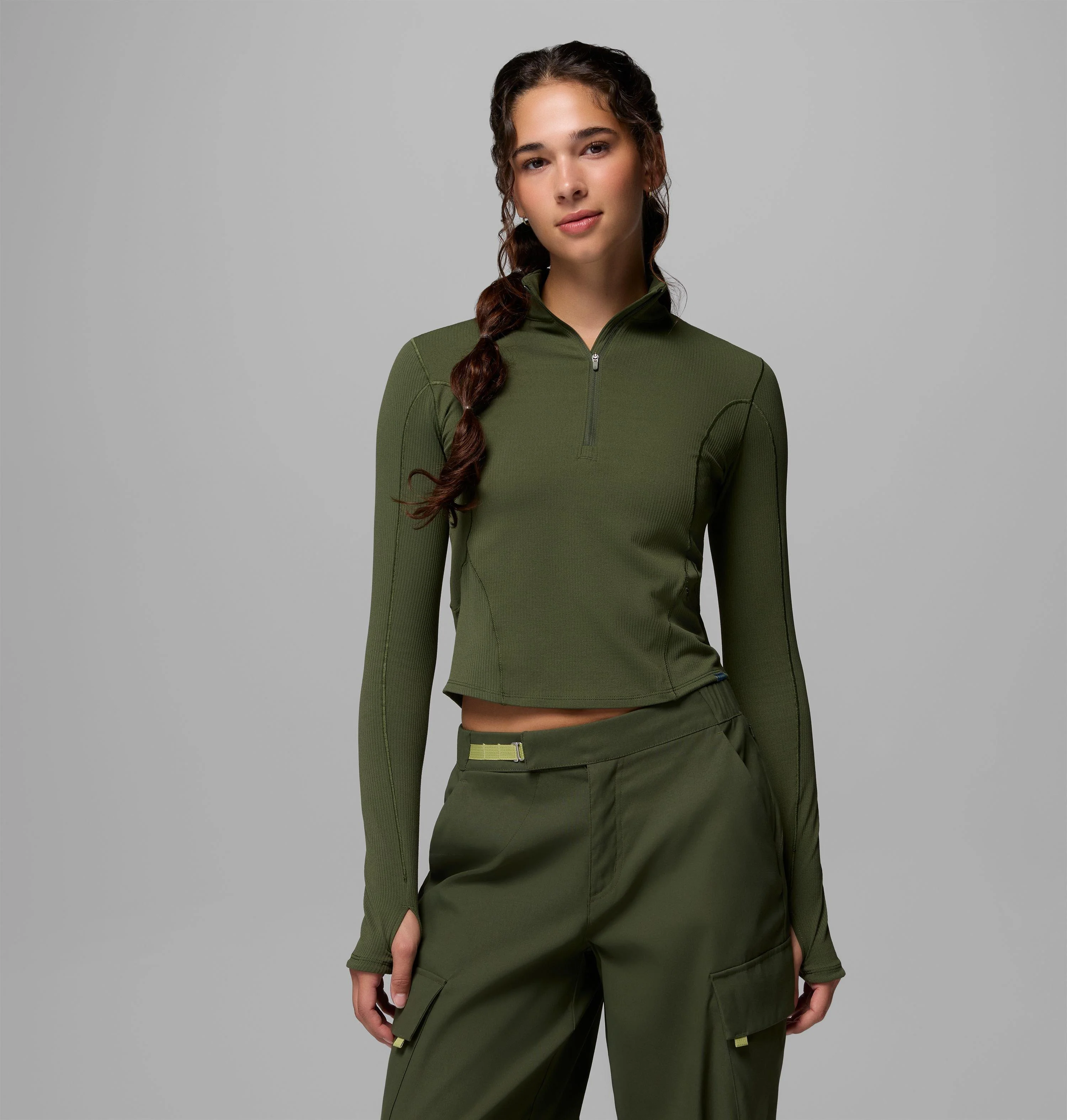 Women's Stonefall Cliff Half Zip Shirt - 1