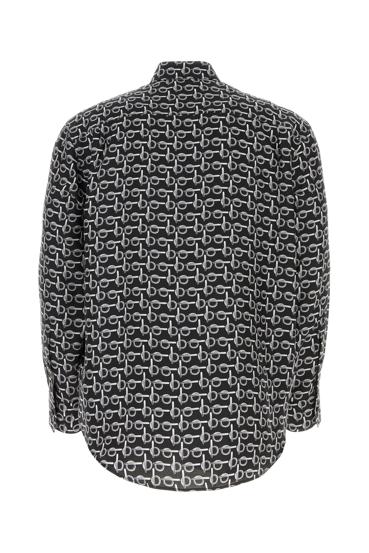 Printed silk oversize shirt - 2