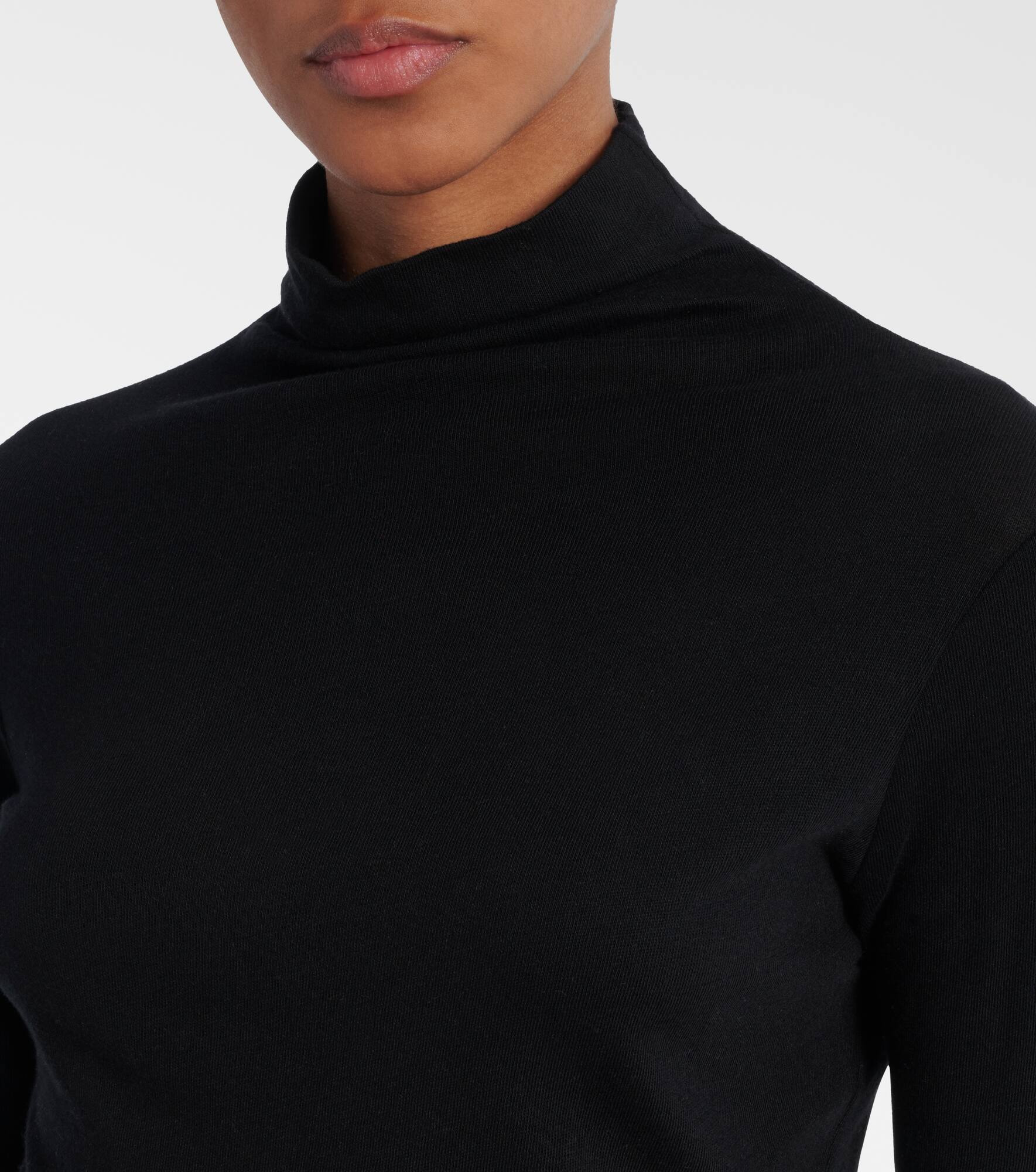 Essential turtleneck cotton top - 4