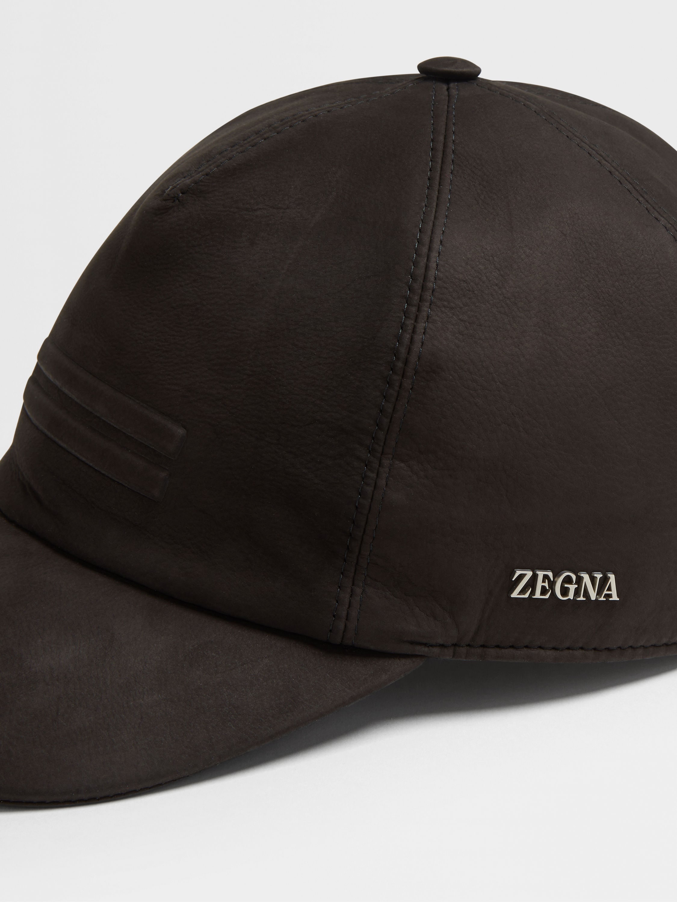 DARK BROWN SECONDSKIN BASEBALL CAP - 2