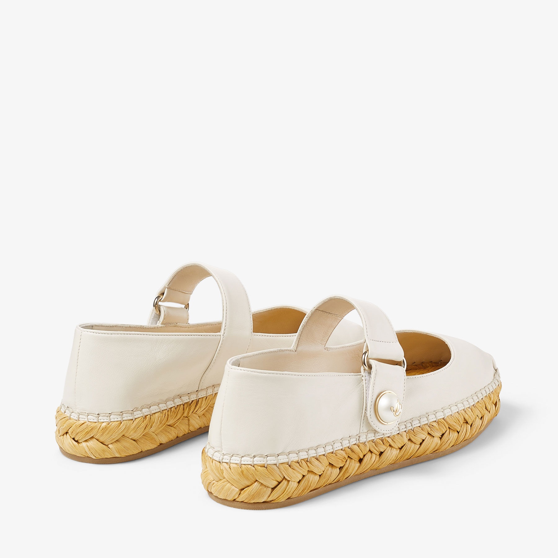 Fayence Espadrille
Latte Nappa Leather Espadrilles - 5
