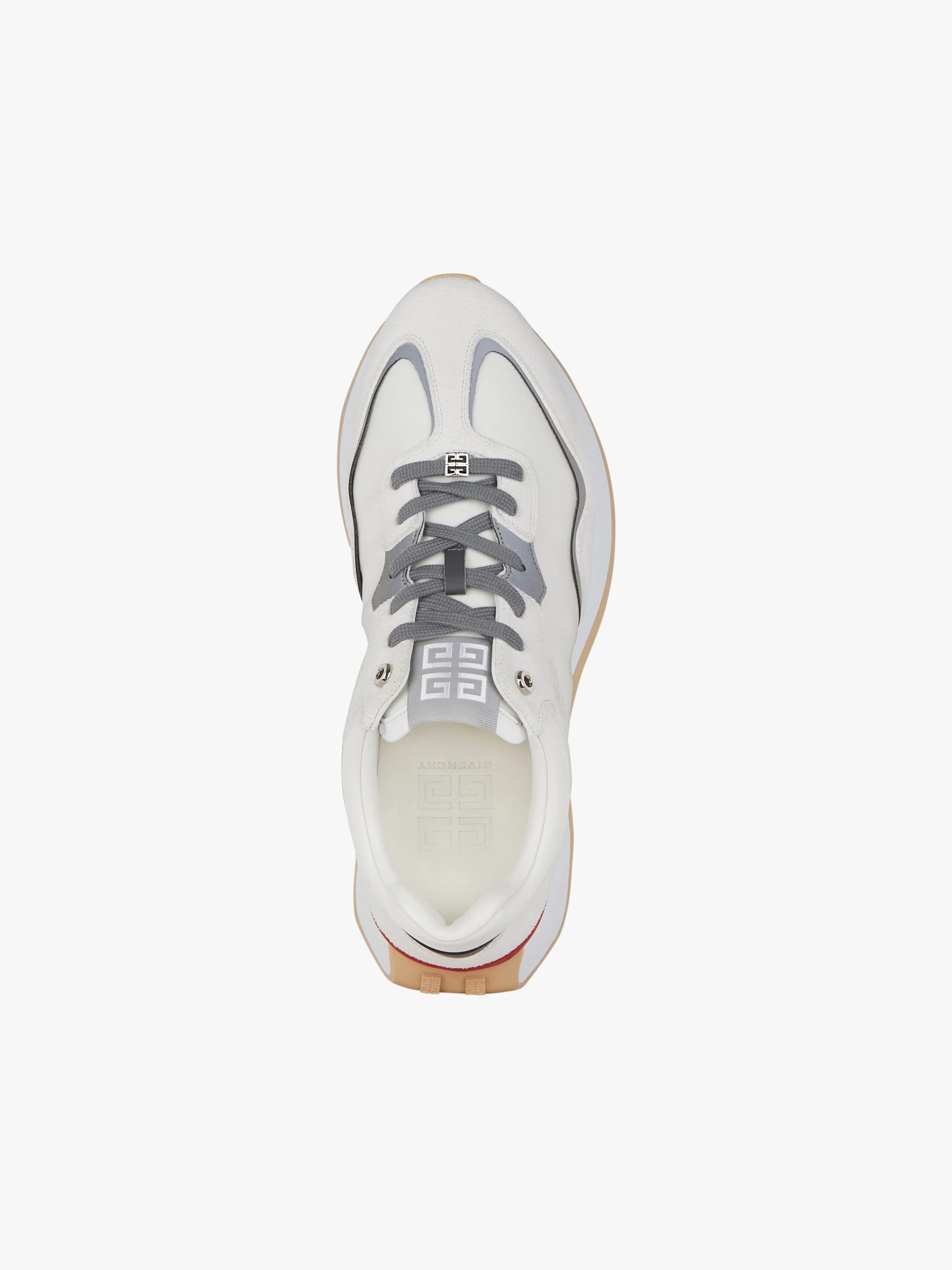 GIV RUNNER SNEAKERS IN SUEDE, LEATHER AND NYLON - 4