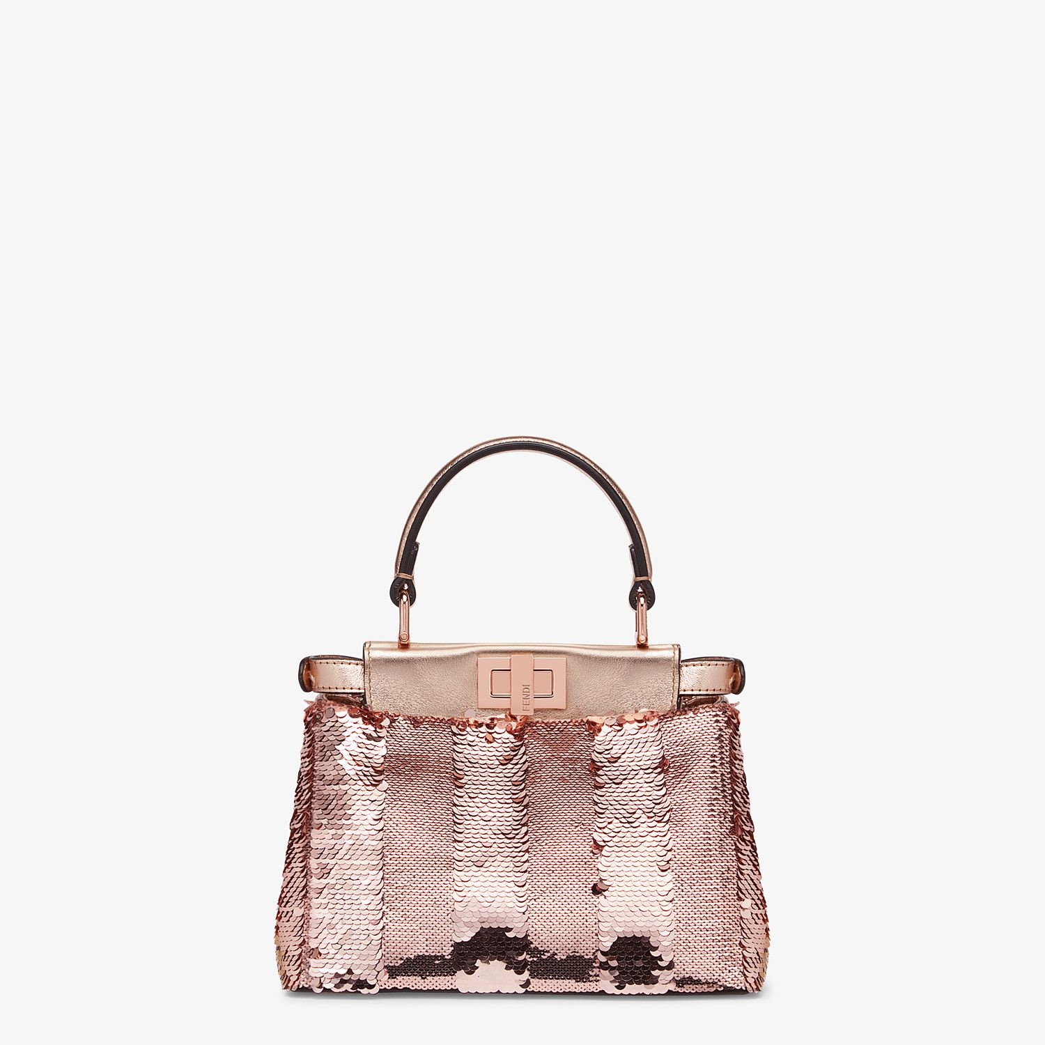 Pink leather mini-bag - 3