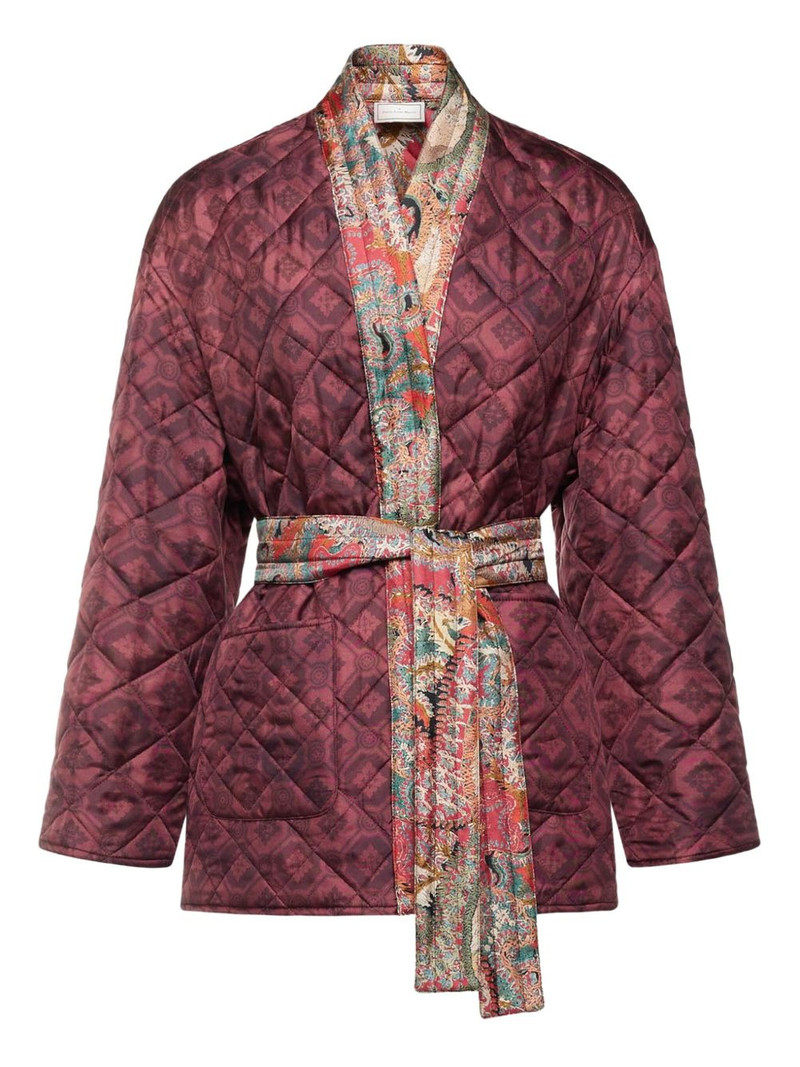 quilted patterned coat 1