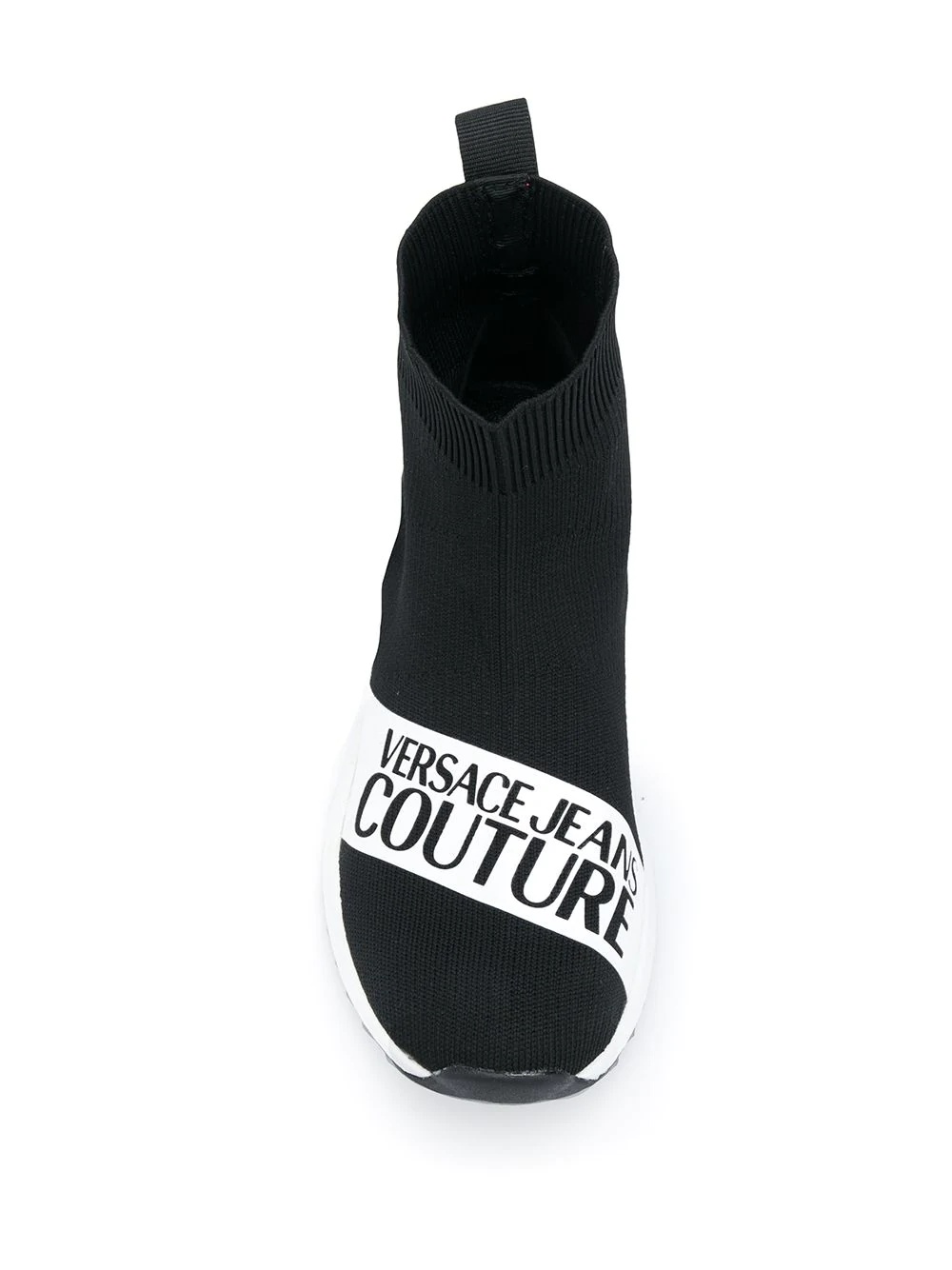 logo print sock sneakers - 4