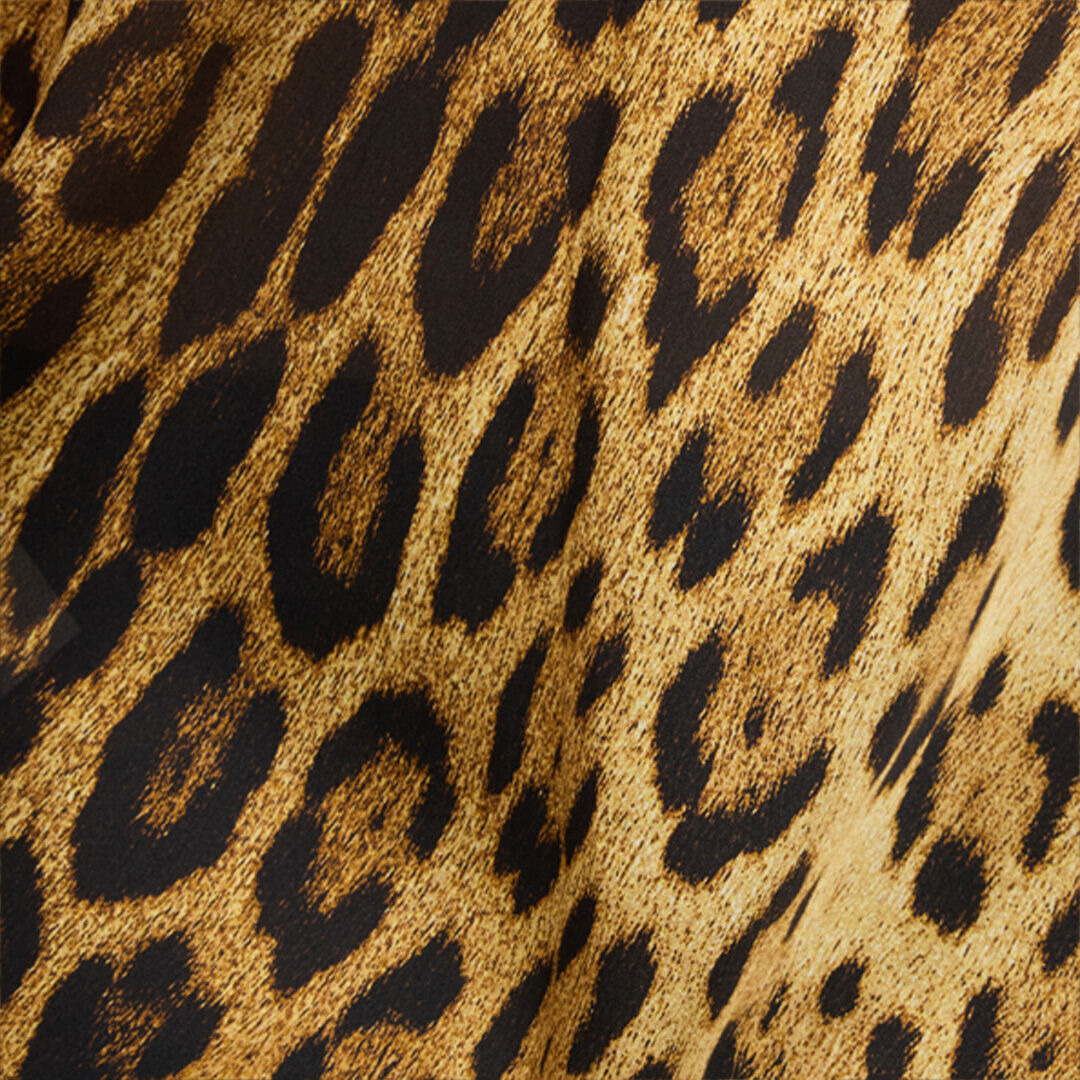 Roberto Cavalli Leopard Print Lace Slip Dress - 5