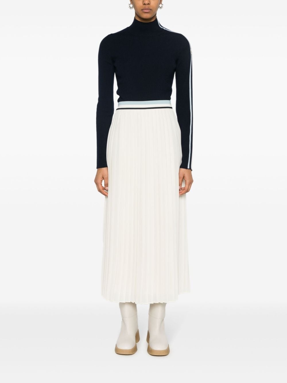 pleated midi skirt - 2
