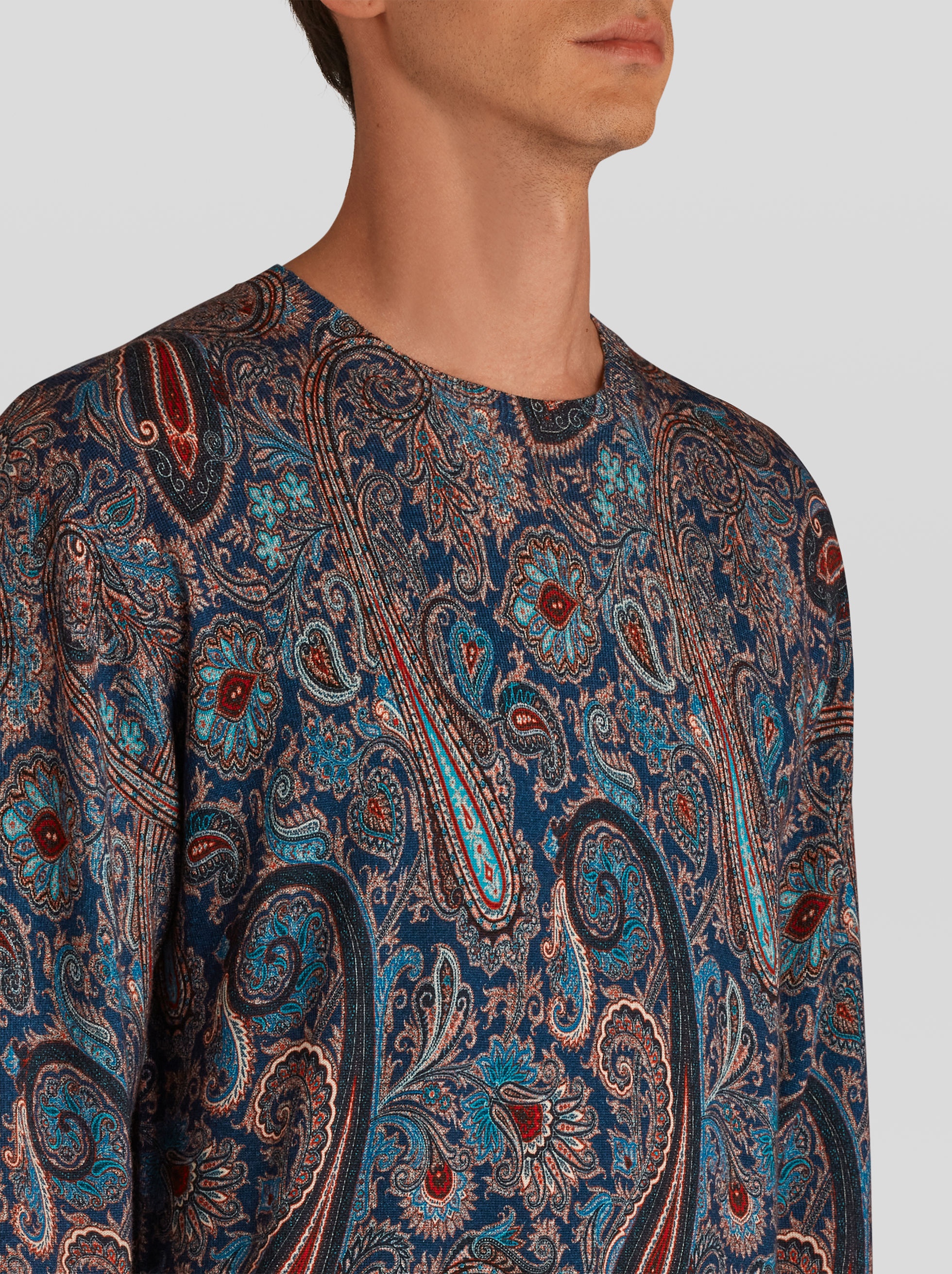 PAISLEY WOOL JUMPER - 3
