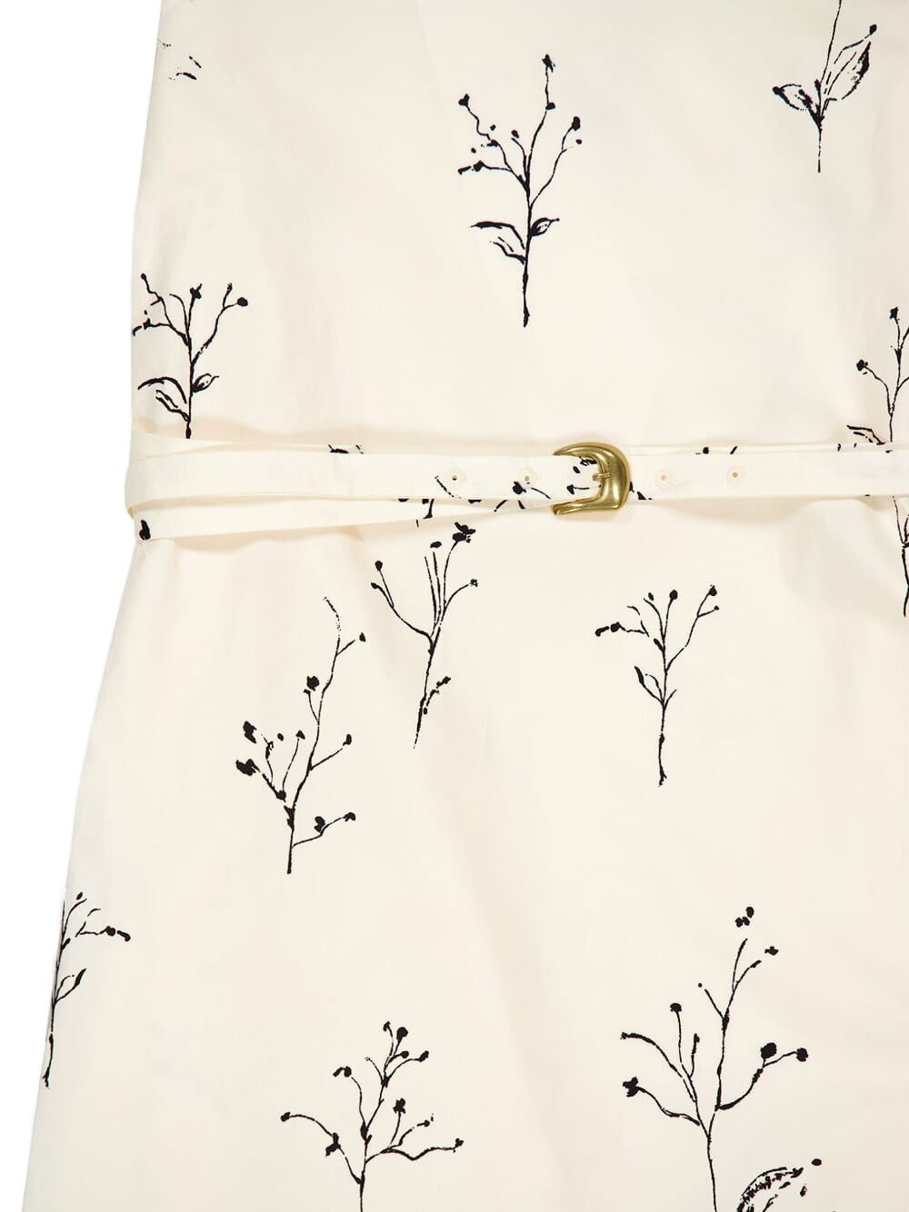 floral-print puff-sleeve midi dress - 4