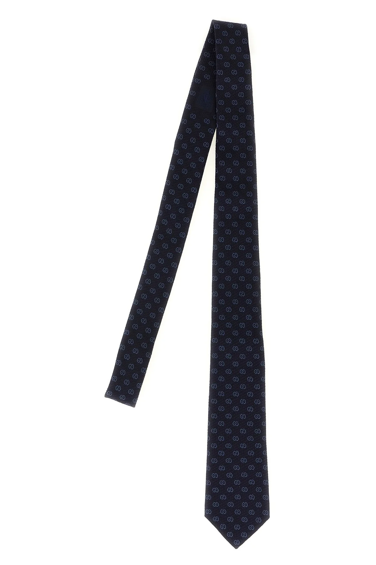 Gg Jacquard Silk Tie - 1