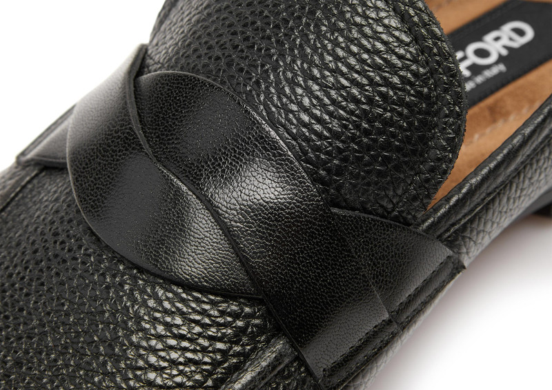 GRAIN LEATHER SEAN TWISTED BAND LOAFER 5