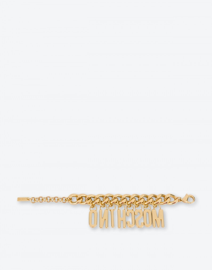 LETTERING CHARMS CHAIN BRACELET - 3