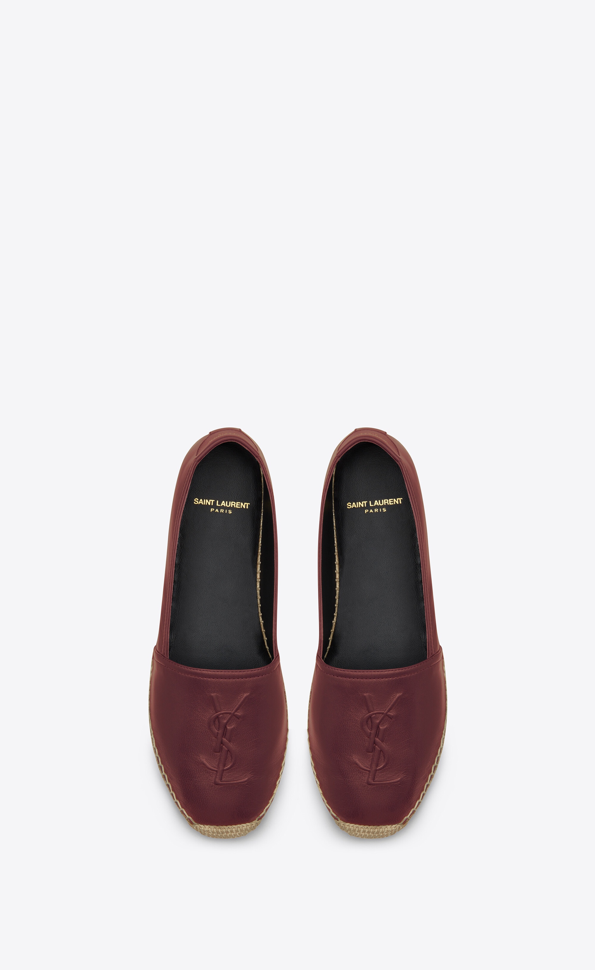 monogram espadrilles in leather - 2