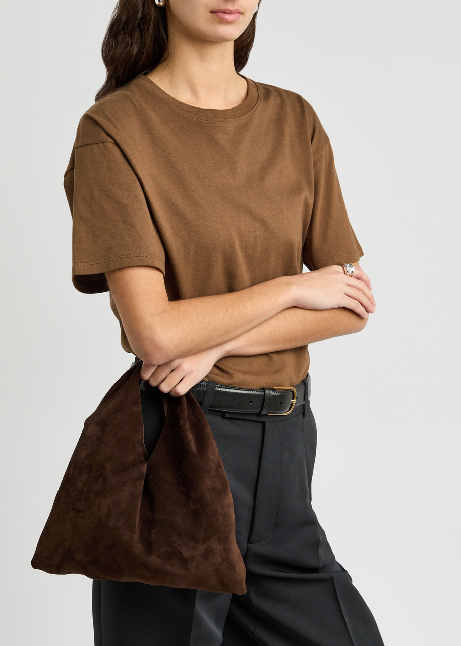 The Row Bindle Small Suede top Handle bag - 5