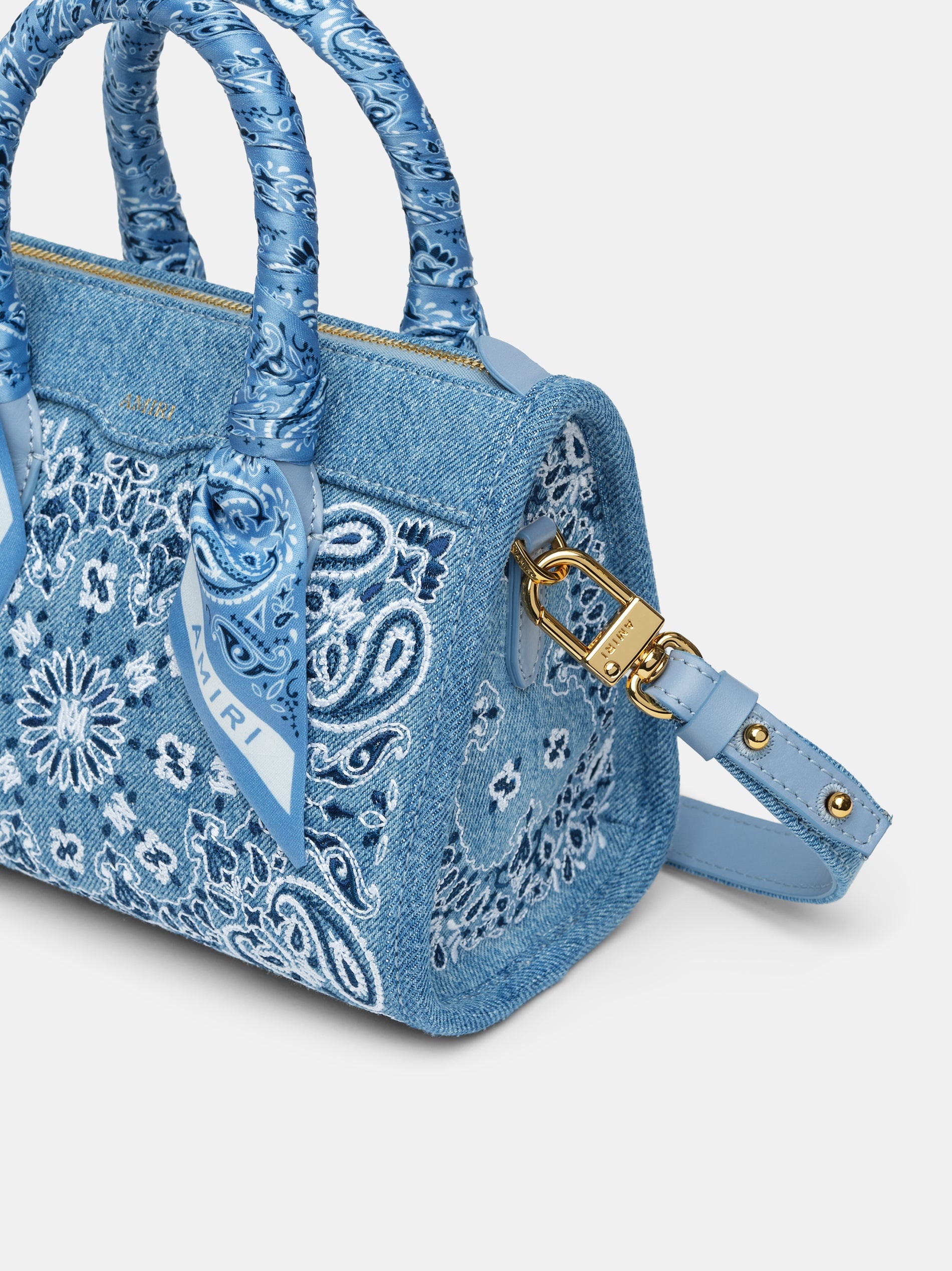 WOMEN'S DENIM BANDANA MICRO TRIANGLE - 4
