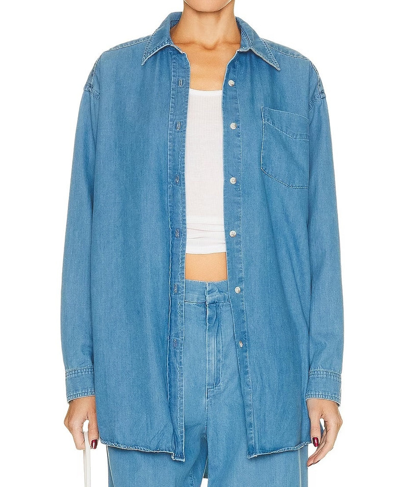 SPRWMN CHAMBRAY OVERSIZED SHIRT outlook
