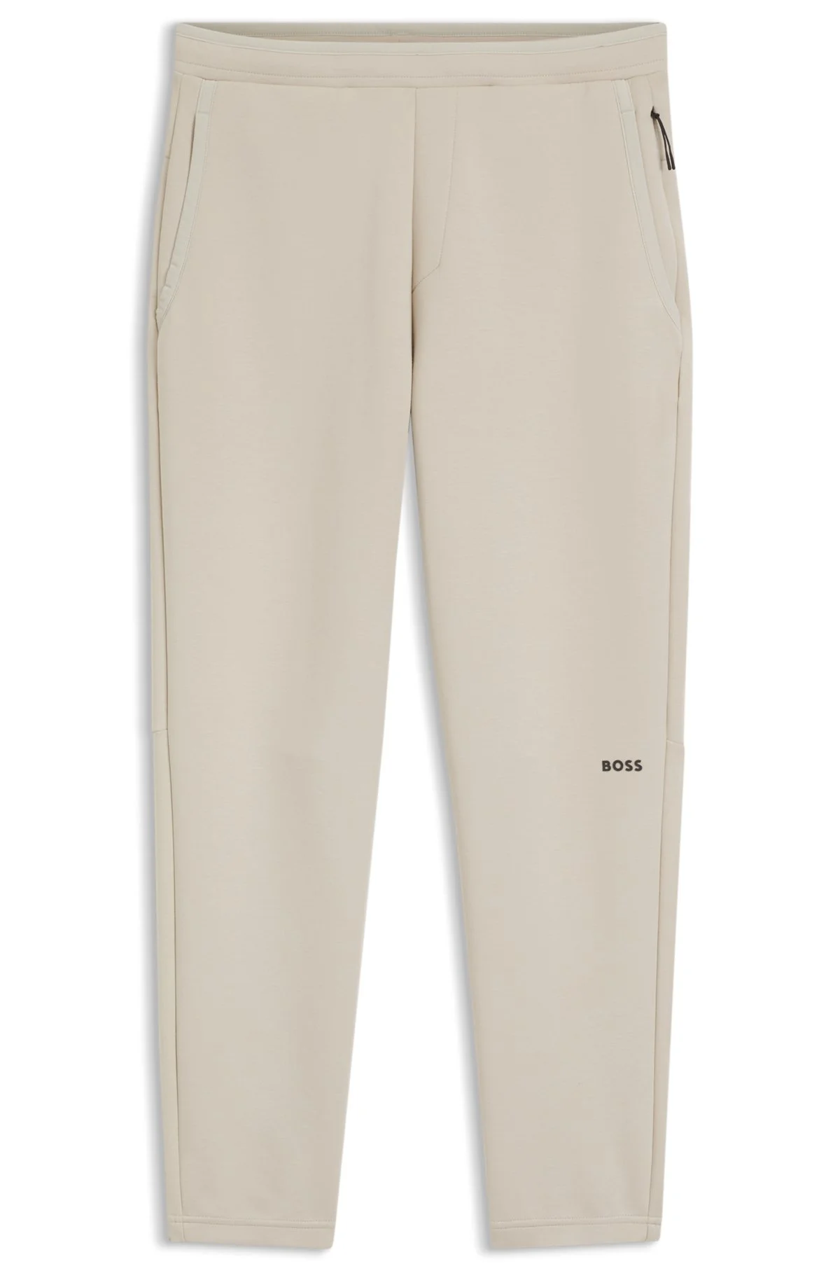 REFLECTIVE-GRAPHIC TRACKSUIT BOTTOMS IN A COTTON BLEND - 1