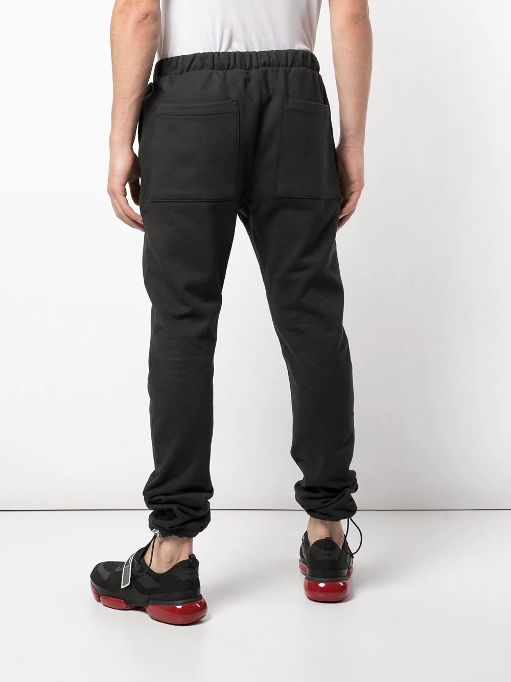 elasticated track pants - 4