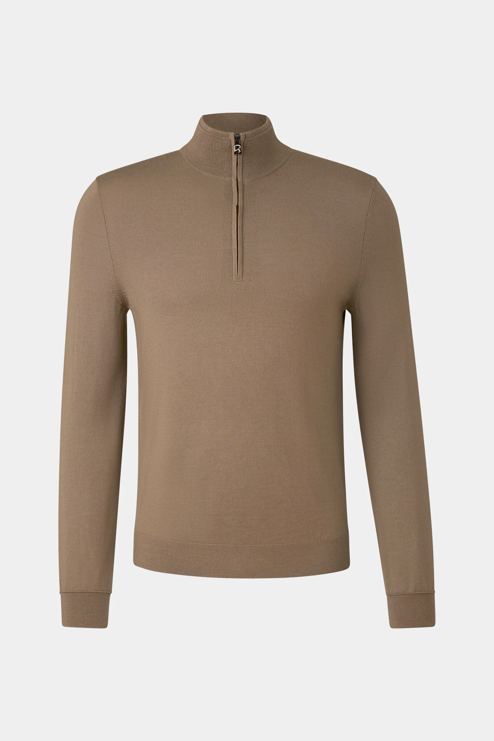 Virgin wool troyer Ouri in Mud - 1