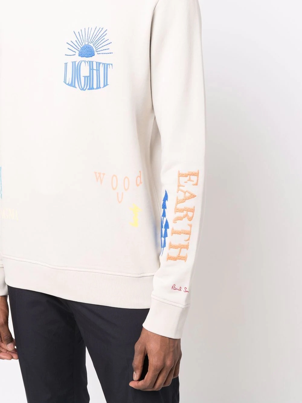 Elements embroidered sweatshirt - 5