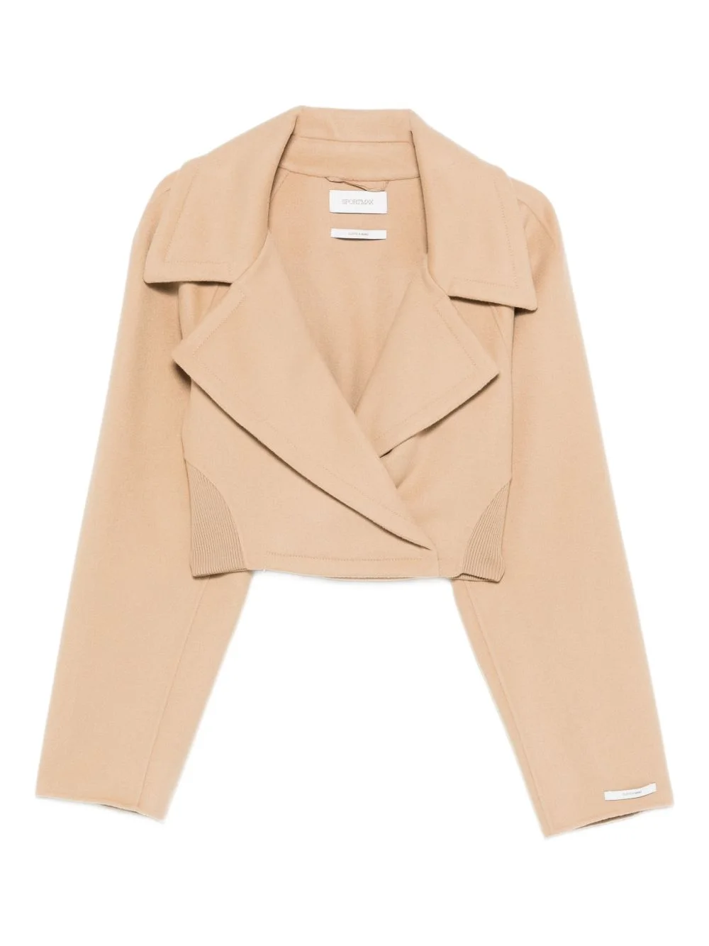 Viale cropped lapel jacket - 1