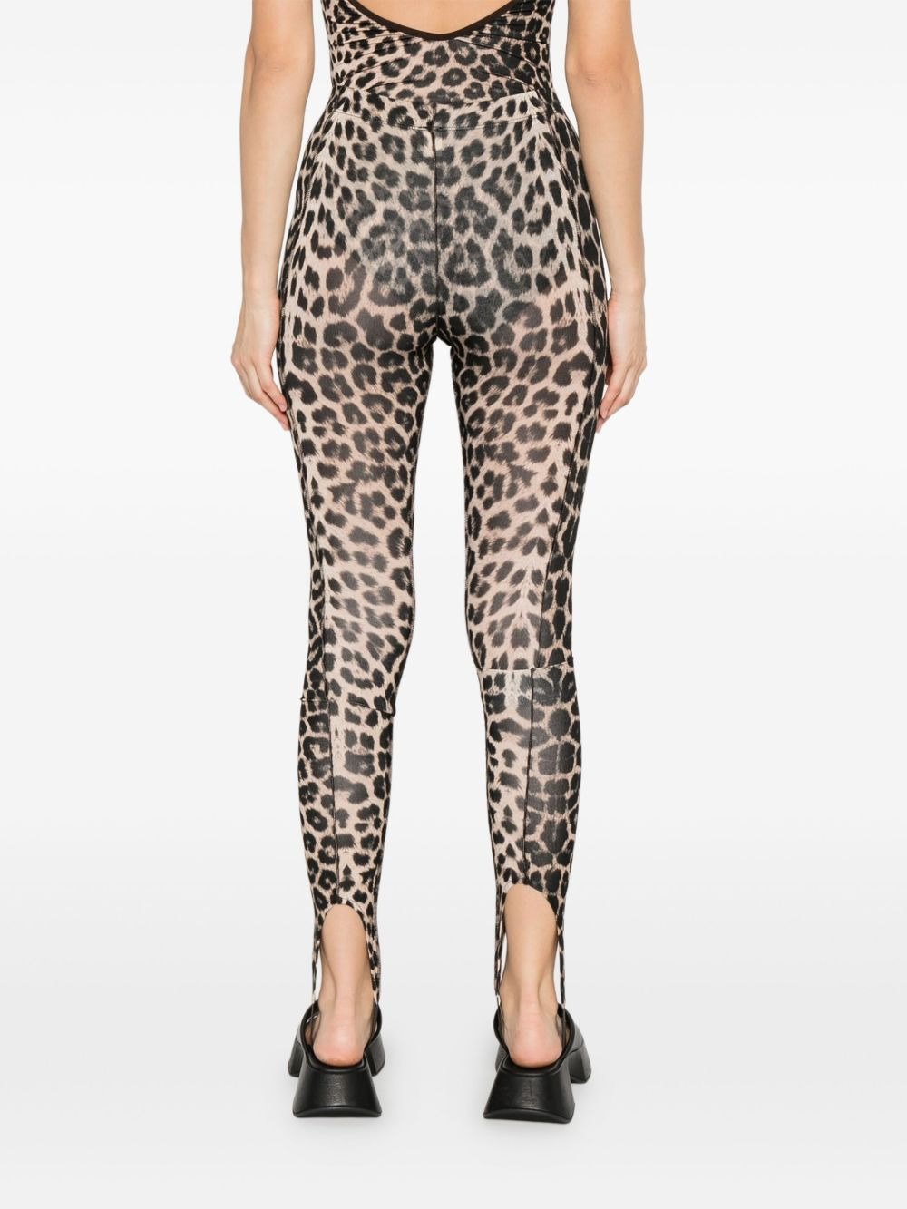 leopard-print leggings - 4