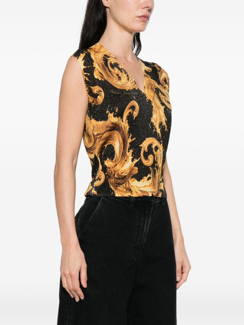 V-neck baroque-print vest 3