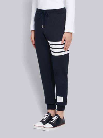 Thom Browne Navy Cotton Loopback Knit Engineered 4-bar Sweatpant outlook
