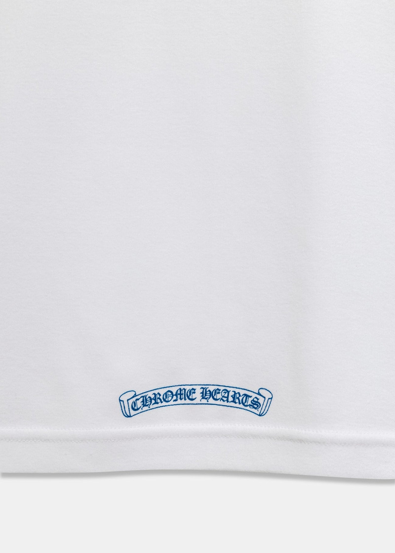 크롬 하트 화이트 블루 야구 Longsleeve 5
