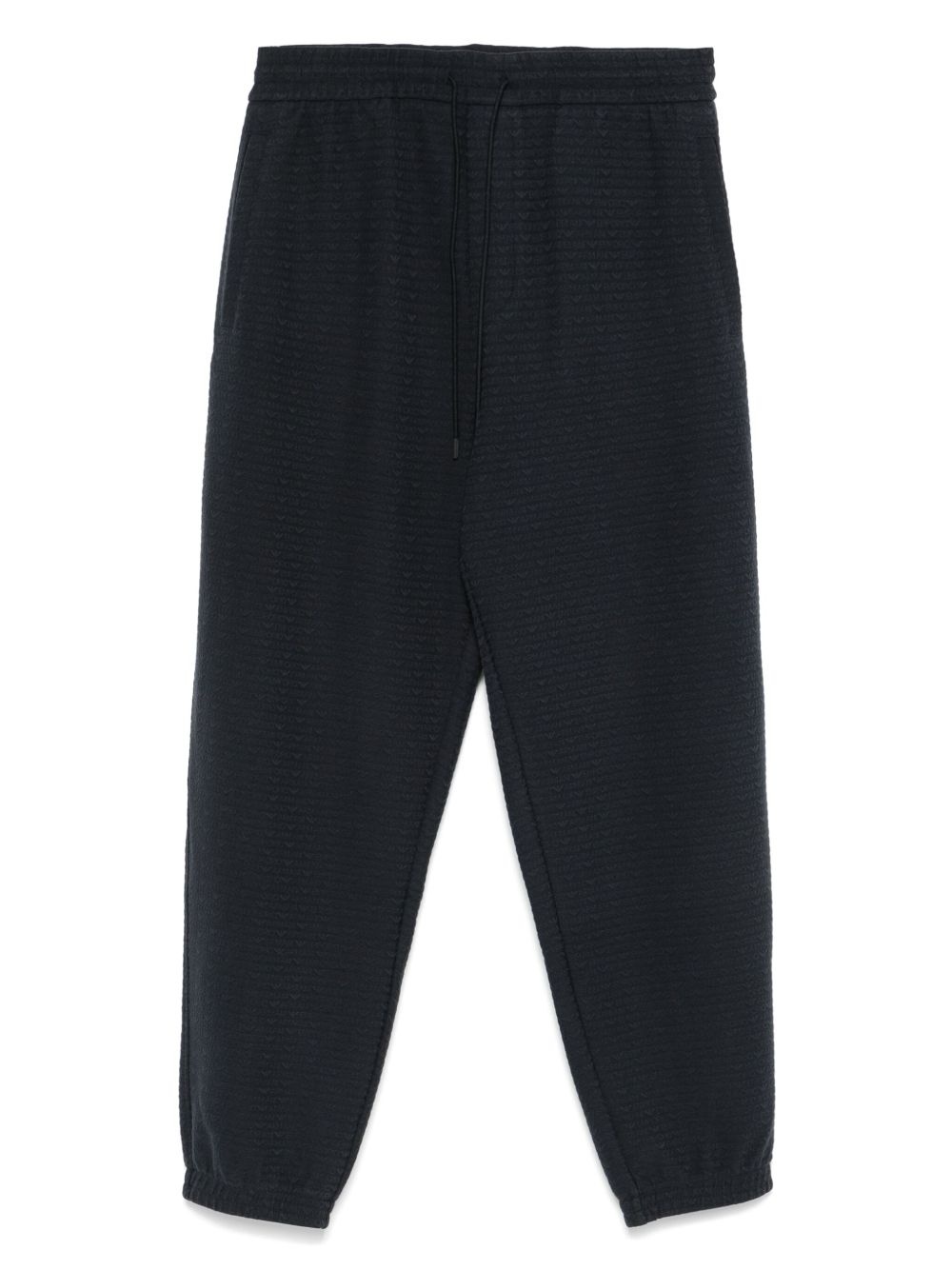 logo-jacquard track pants - 1