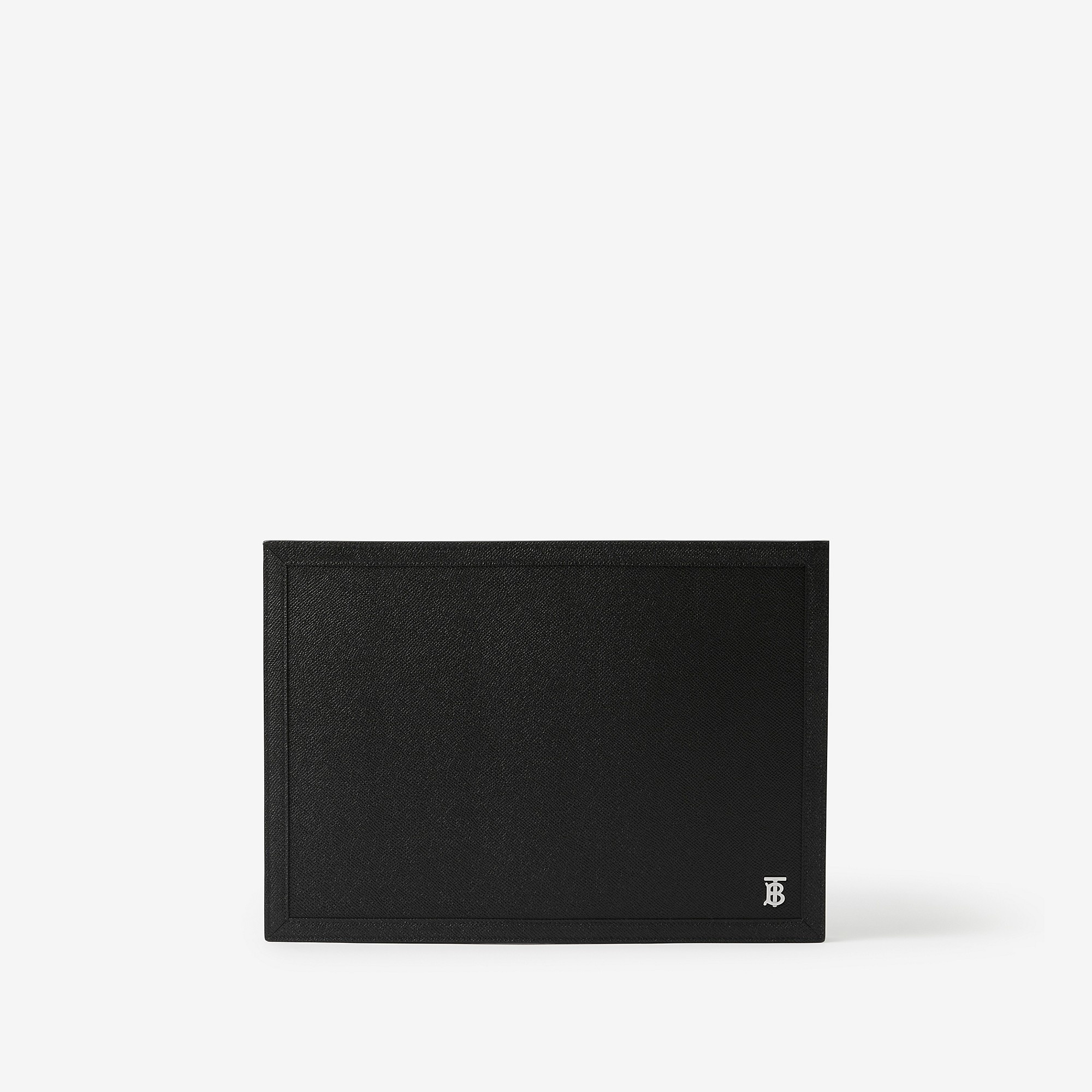 Monogram Motif Grainy Leather Zip Pouch - 1