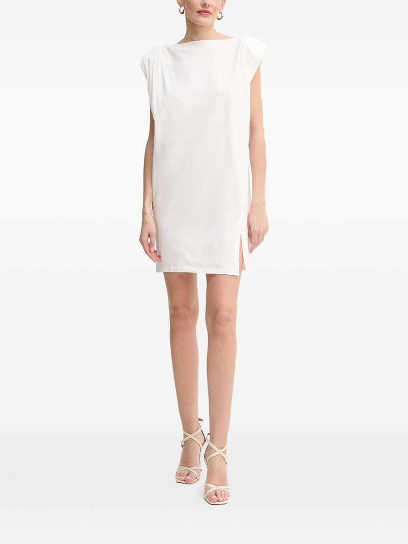 padded-shoulder dress 1