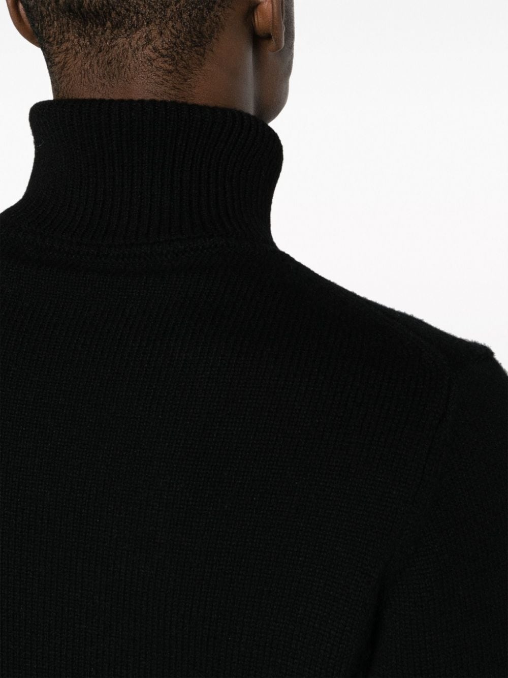 roll-neck wool-blend jumper - 5