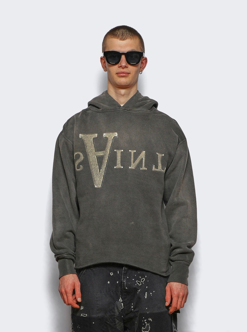 SAINT M×××××× Anarchy Hoodie Washed Black outlook