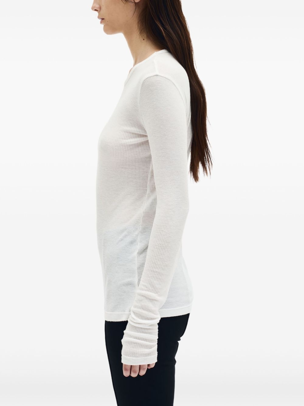 Fiene ribbed long-sleeve top - 2