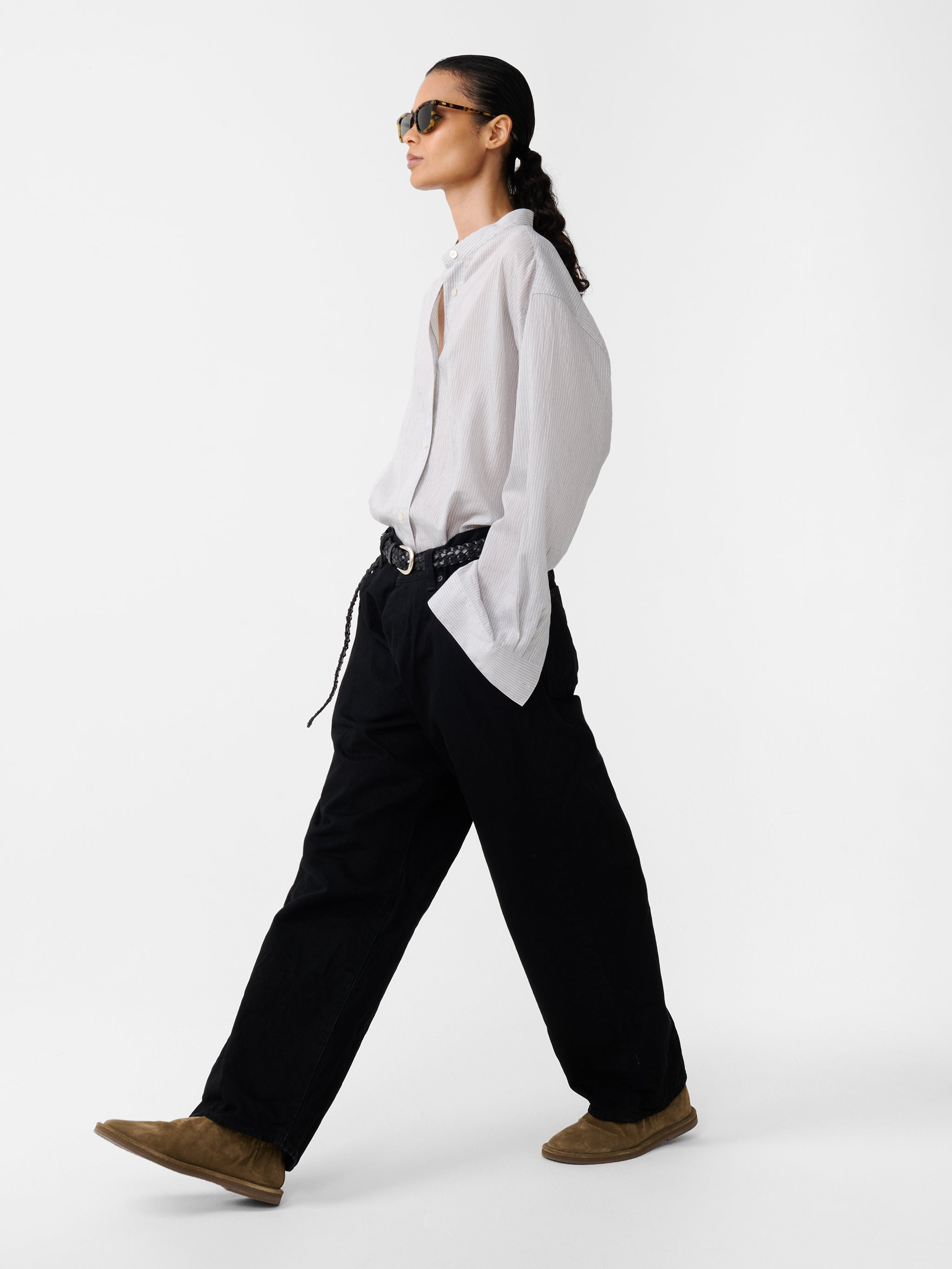 Seb Crinkle Denim Pant - 7