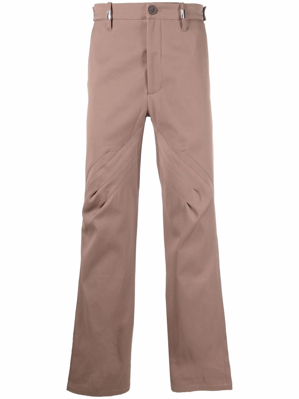 straight-leg chino trousers - 1