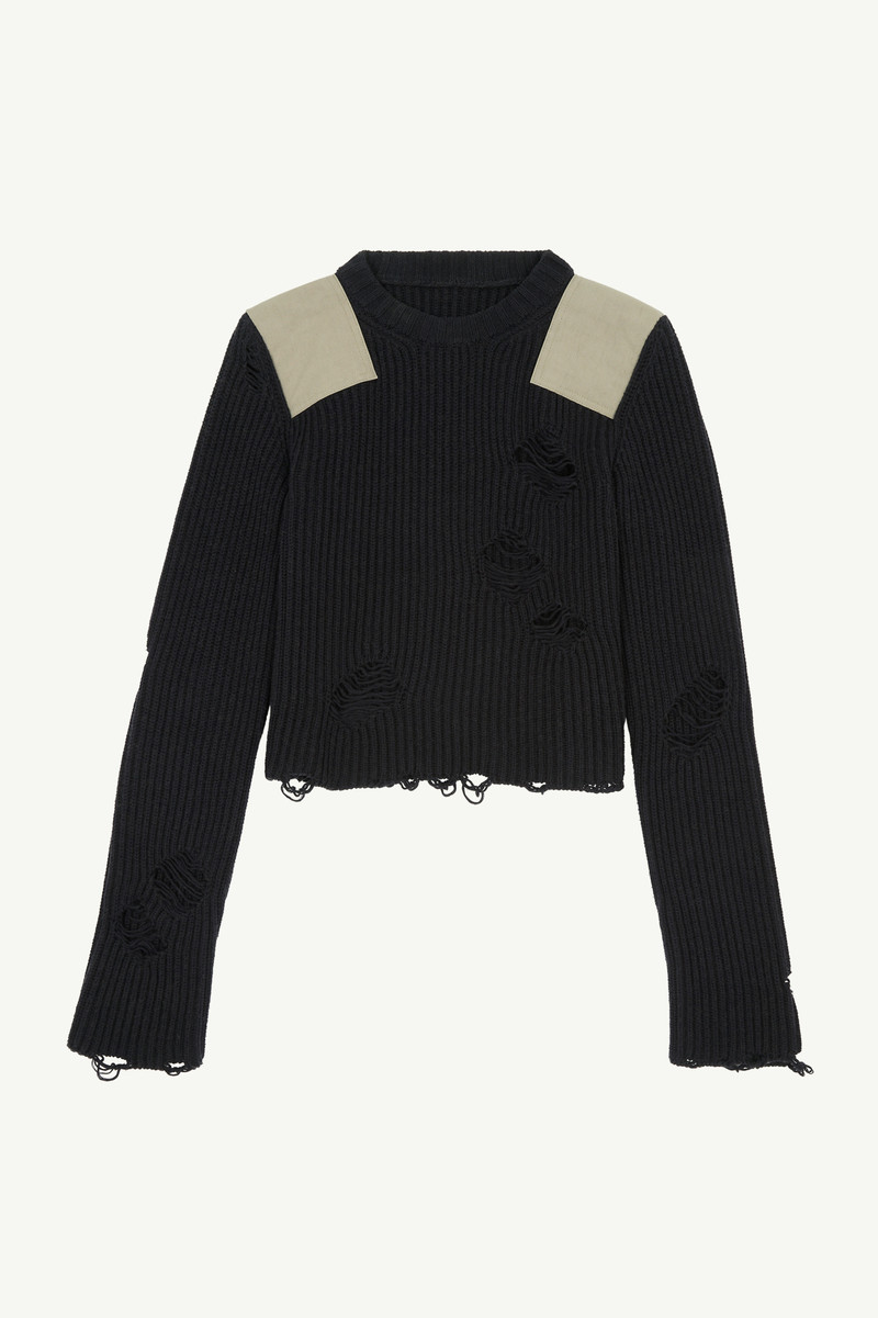 Distressed jumper 1