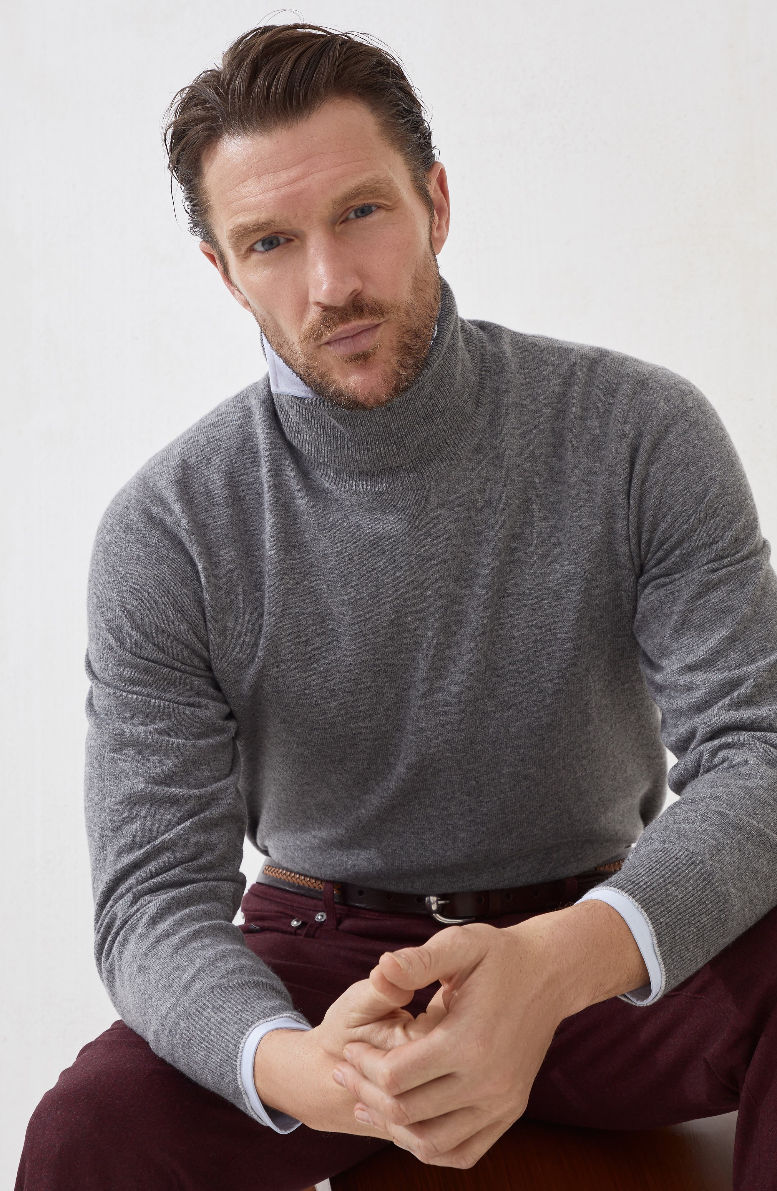 Brunello Cucinelli Turtleneck sweater in Slate at Nordstrom - 5